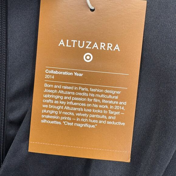 Altuzarra maxi dress women's small wrap floral orchid slit black white retro NEW - Picture 8 of 9